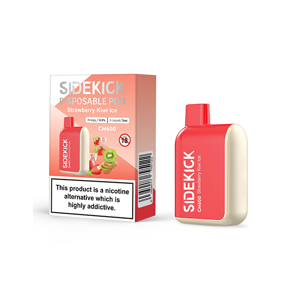 0mg SideKick Energy Caffeine Disposable Vape 600 Puff - Image 11