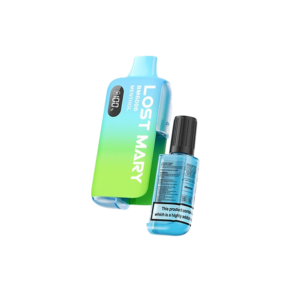 20mg Lost Mary BM6000 Disposable Rechargeable Vape Kit 6000 Puffs - Image 13