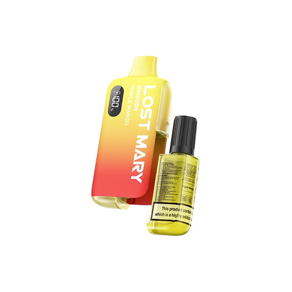 20mg Lost Mary BM6000 Disposable Rechargeable Vape Kit 6000 Puffs - Image 9